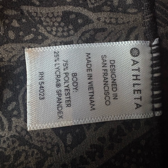Athleta Patterned Leggings XS - Picture 7 of 8